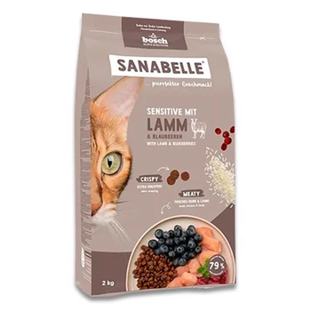 Bosch Sanabelle Sensitive with Lamb Бош Санабель сенситив корм с ягненком для кошек с чувствительным пищеварением, 8 кг
