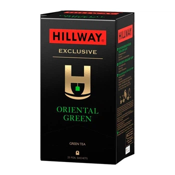 Чай зелений пакетований Hillway Exclusive Oriental Green 25 шт х 2 г