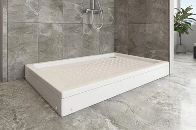Душовий піддон Aquanil CONTE 90х100x15 см зі знімною панеллю + сифон у комплекті