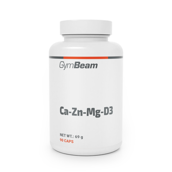 Кальцій-цинк-магній-вітамін D3 90 капс - GymBeam