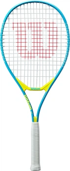 Ракетка для тенісу дитяча Wilson ULTRA POWER JR 25 блакитно-жовта WR118710