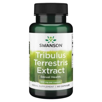 Экстракт якорцев стелющихся Swanson (Tribulus Terrestris Extract) 500 мг 60 капсул