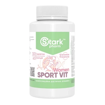 Спортивні вітаміни для жінок Stark Pharm Stark Sport Vit Women 120 таблеток