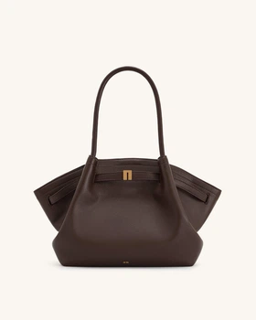Жіноча сумка-тоут JW PEI Hana Medium Tote Bag Dark Brown (107690