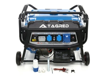Бензиновый генератор 6 кВт 25 л TAGRED TA6500GKWX