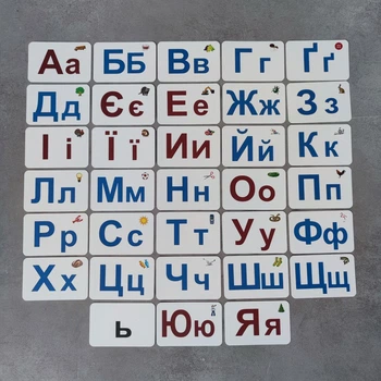 Літери українського алфавіту Навчальні картки