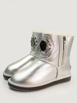 Жіночі угги It-girl 160140silver 36р-23,5см Сріблястий (2000000261898)
