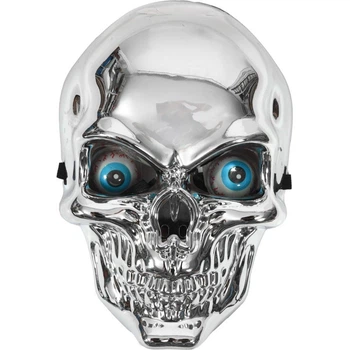 Моторошна цукеркова маска Candy Spooky Mask Череп сріблястий 175 г