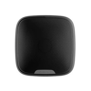 Бездротова охоронна сирена вулична Ajax StreetSiren 4хCR123A захист IP54 81-113 дБ Чорний