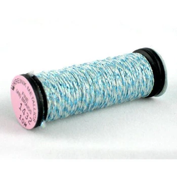 Металізована нитка Kreinik #8 Braid блакитний крижаний (1432)