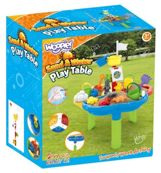 Stolik wodny Woopie Piaskownica 3 w 1 statek piracki 13 elementów (46446) (5904326946446)