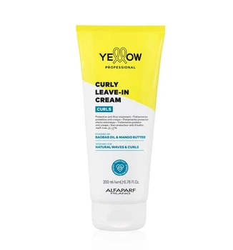 Кондиционер Yellow Curls Leave-In Cream Несмываемый крем для вьющихся волос 250 мл