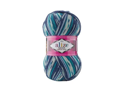 Пряжа ALIZE Superwash Comfort арт.7708 5шт/уп меланж 25% поліамід 75% вовна 100г 420м