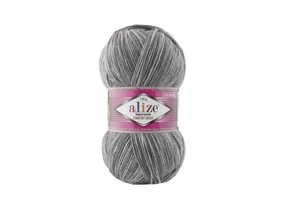 Пряжа ALIZE Superwash Comfort арт.7676 5шт/уп меланж 25% поліамід 75% вовна 100г 420м