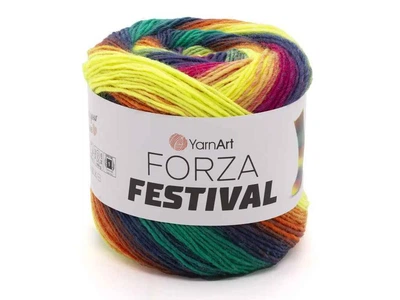 Пряжа YARNART Forza Festival 75% вовна 25% поліамід 420м 100г 5шт/уп арт.2917