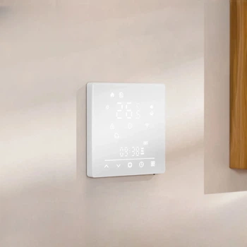 Термостат MOES Matter GB WiFi, для електричної теплої підлоги, сумісний з Tuya Smart, Alexa, Google