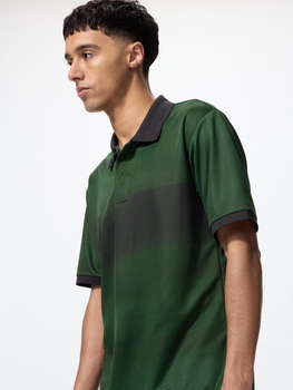 Поло Uniqlo розмір М темнє зелене (58) (475374)