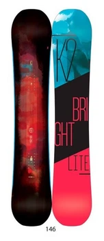 Сноуборд K2 BRIGHT LITE 146 Black/coral/blue (11A0022)