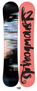 Сноуборд K2 FIRST LITE 146 Black/coral/multicolor (11B0025)