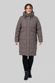 Жіноче зимове пальто Хелена All Posa 60 Моко (ap3950#22409)