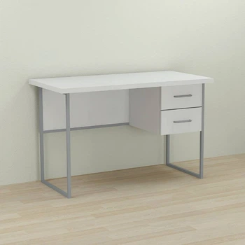 Письменный стол Ferrum-decor Дакота 76x140x70 серый ДСП Белое 32мм (FRD-102353)