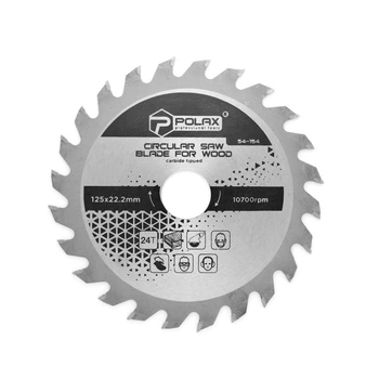 Диск пилящий по дереву с твердыми сплавами 125x22.2x20 24T Polax (54-154)