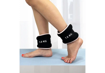 Утяжелители EasyFit Comfort 1 кг для ног и рук с металлом (пара) (A-022270)