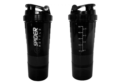 Шейкер спортивный EasyFit Spider 0,5 л Черный (A-022068)