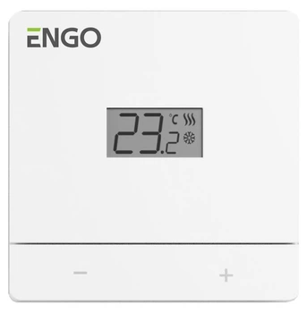 Терморегулятор ENGO CONTROLS EASY230W проводной, 230В (белый)