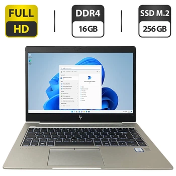 Ультрабук HP EliteBook 840 G5 / 14" (1920x1080) IPS / Intel Core i5-8365U (4 (8) ядра по 1.6 - 4.1 GHz) / 16 GB DDR4 / 256 GB SSD M.2 / Intel UHD Graphics 620 / WebCam б/у