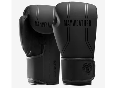 Боксерські рукавички HAYABUSA Mayweather Contender Boxing 16 унцій чорний (5806)