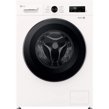 Стиральная машина LG серии 6 Motion™ Steam™ F2Y1HS6W, фронтальная, узкая, 7 кг, 1200, A+++, 44 см, 10 программ, дисплей, пар, инвертор, белый