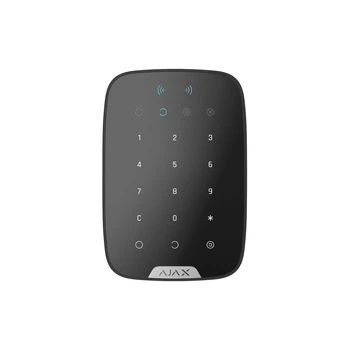 Умная сенсорная клавиатура Ajax KeyPad Plus черная с RFID-считывателем и Bluetooth