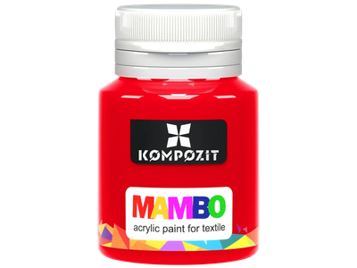 Фарба по тканині ART Kompozit, 20 мл., 10 Червона, MAMBO (97924)