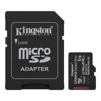Карта пам'яті MicroSDXC 1Tb U3 A1 Kingston Canvas Select Plus 150R + adapter (SDCS3/1TB)