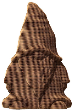 3D zestaw konstrukcyjny Cartonic 3D Puzzle Gnom kartonowy CARTGNOM (4820191133204)