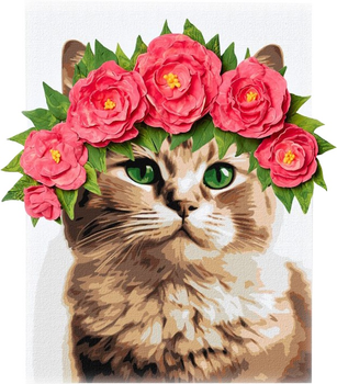 Набір для розпису та ліплення Ideyka Витончена кішечка 30х40 см KHO6508 (4820199479052)