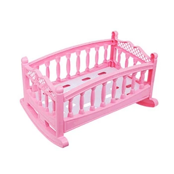 Игрушечная кроватка колыбелька малая № 3 Бамсик 006/6_Pink
