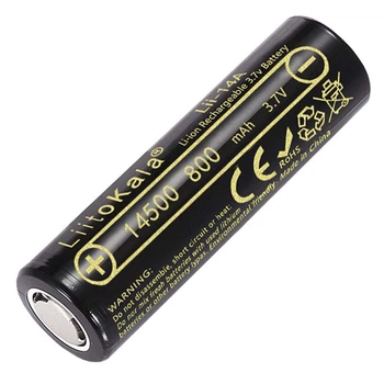 Аккумулятор LiitoKala Lii-14A, 14500, 3.7V, 0.5A, 800 mAh, Original