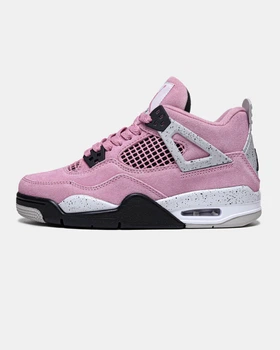 Женские кроссовки Air Jordan 4 Retro Orchid розовые 37