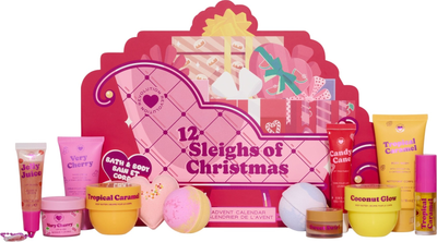 Адвент-календар Makeup Revolution I Heart Revolution 12 Sleighs Of Christmas 12 шт (5057566872799)