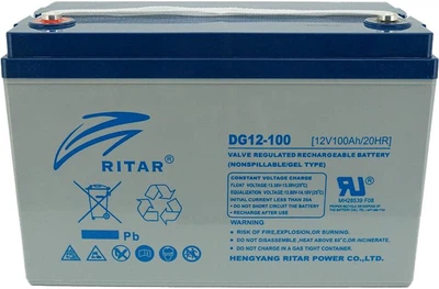 Акумуляторна батарея GEL RITAR 12V 100.0Ah (DG12-100)