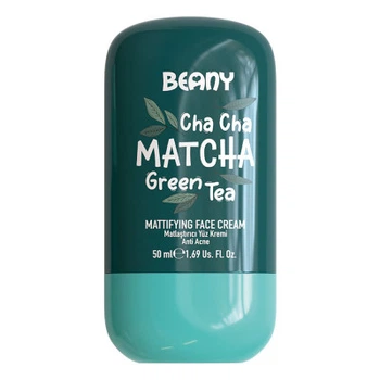 Матуючий крем для обличчя "Матча" Beany, 50 мл