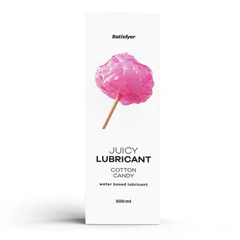 Лубрикант на водной основе с легким ароматом сладкой ваты Satisfyer Juicy Lubricant 300 мл