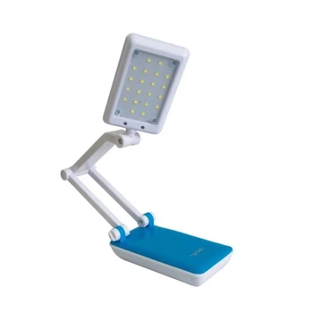 Настільна лампа-трансформер LED TOP WELL , 20 LED-діодів , 2 режими яскравості колір Синій(MX-00007271V)