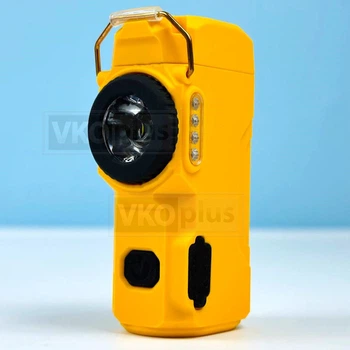 Ліхтар-запальничка MULTIFUNCTIONAL D50-COB, Li-Ion акумулятор, індикація заряду, ЗУ Type-C, Жовтий