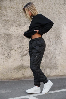 Жіночі Теплі Штани Карго Without Vader Reflective S Black
