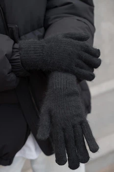 Жіночі теплі зимові сенсорні перчатки рукавиці 5-73 Without Morgan Black 553217808