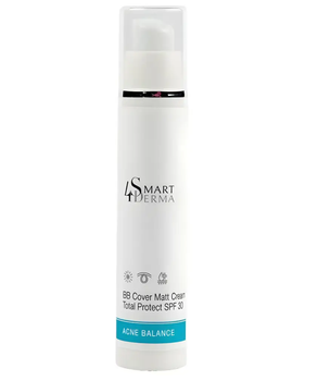 Матуючий ВВ крем Smart4Derma SPF 30 — догляд і захист для жирної та проблемної шкіри, 50 мл