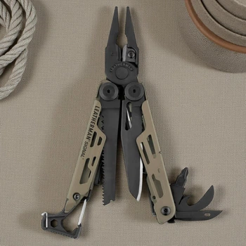 Мультиінструмент LEATHERMAN SIGNAL Coyote картонна коробка